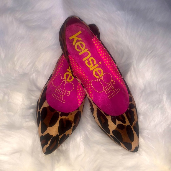 Kensie Girl Shoes - LEOPARD PRINT FLATS